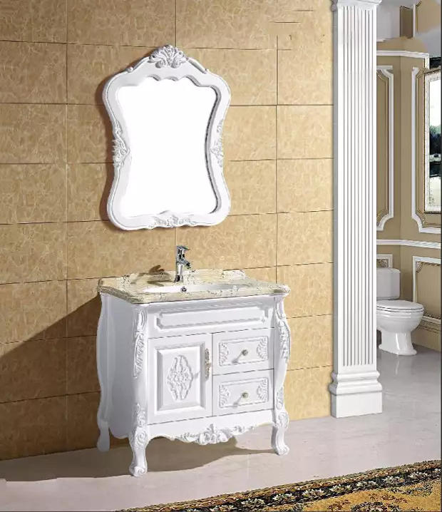 Mẫu tủ chậu lavabo tân cổ điển đẹp